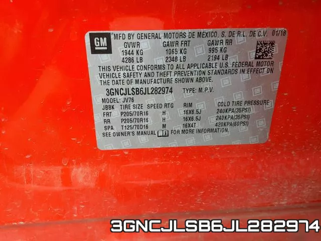 3GNCJLSB6JL282974 фото 2