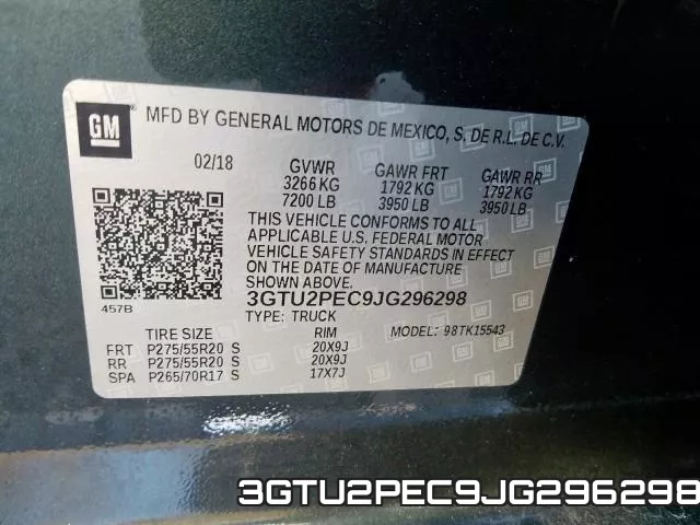 3GTU2PEC9JG296298 фото 2