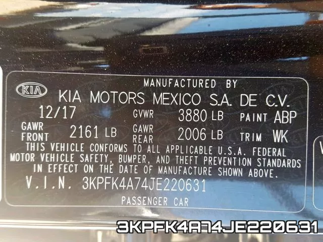 3KPFK4A74JE220631 фото 2