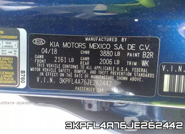 3KPFL4A76JE262442 фото 10