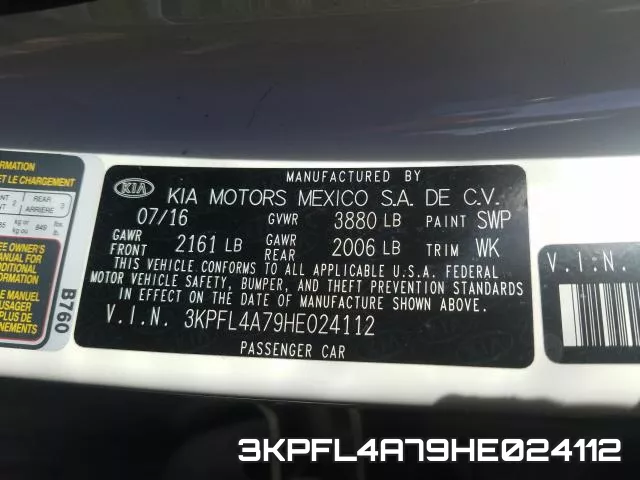3KPFL4A79HE024112 фото 2