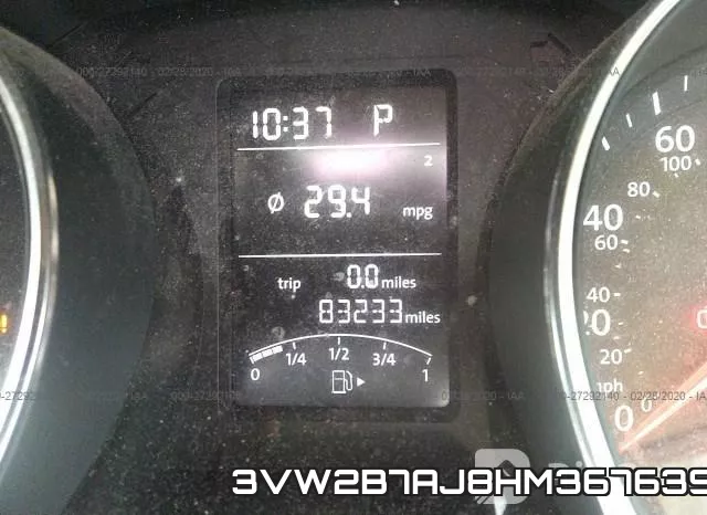 3VW2B7AJ8HM367639 фото 8
