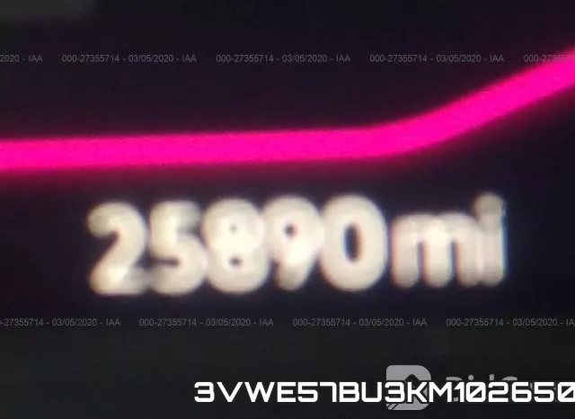 3VWE57BU3KM102650 фото 4