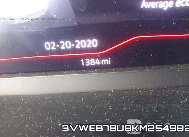 3VWEB7BU8KM254982 фото 8