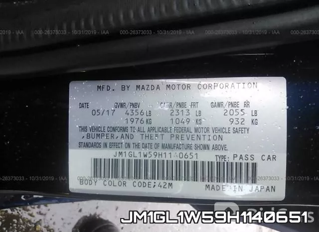JM1GL1W59H1140651 фото 10