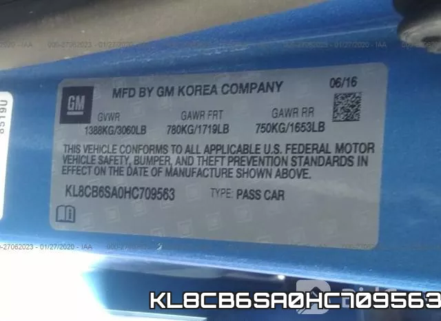 KL8CB6SA0HC709563 фото 10