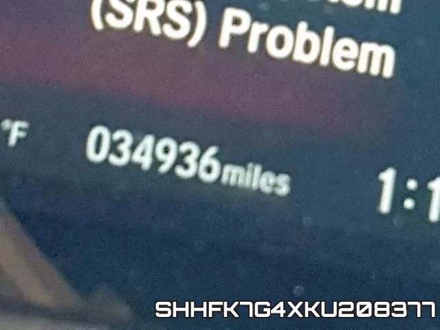 SHHFK7G4XKU208377 фото 9