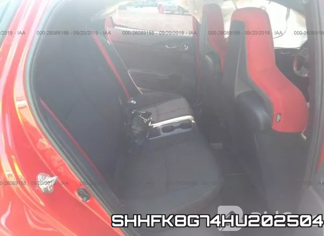 SHHFK8G74HU202504 фото 6