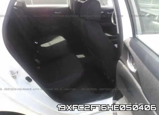 19XFC2F76HE050406 фото 9