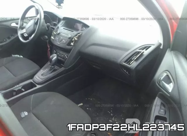 1FADP3F22HL223745 фото 5