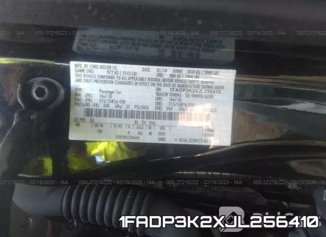 1FADP3K2XJL256410 фото 10