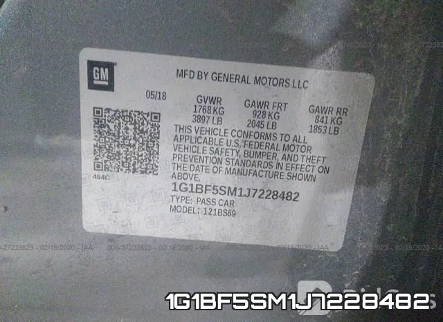 1G1BF5SM1J7228482 фото 10