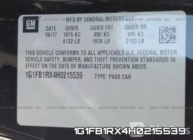 1G1FB1RX4H0215539 фото 10