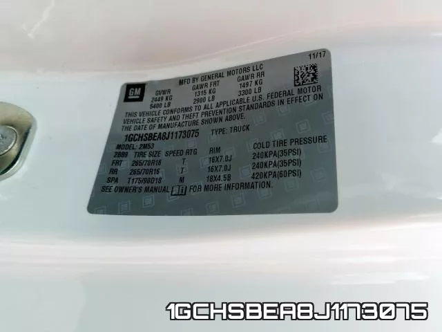 1GCHSBEA8J1173075 фото 2
