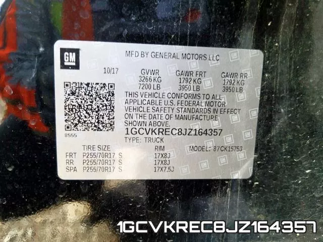 1GCVKREC8JZ164357 фото 2