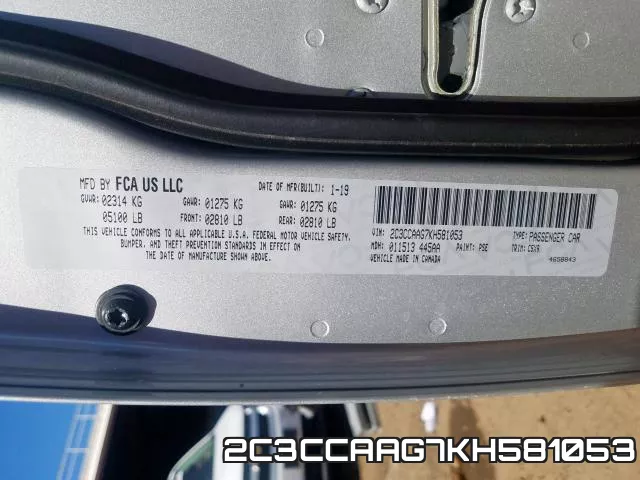 2C3CCAAG7KH581053 фото 2