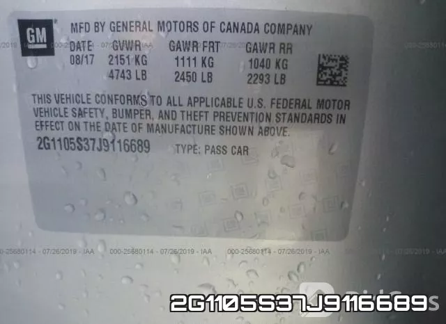 2G1105S37J9116689 фото 10