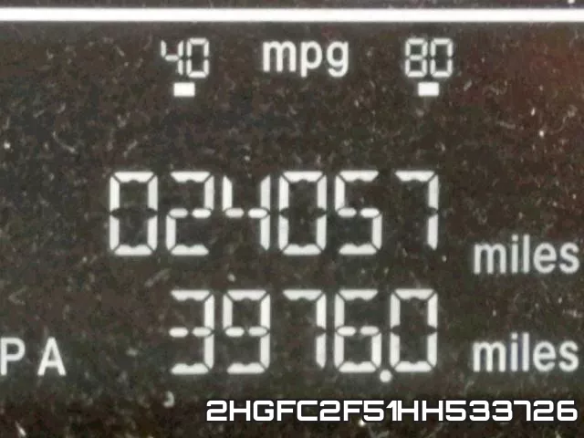 2HGFC2F51HH533726 фото 9