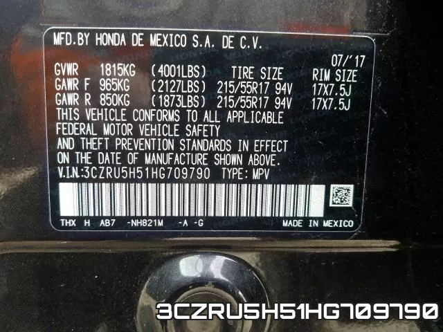 3CZRU5H51HG709790 фото 2