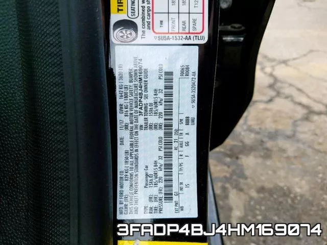 3FADP4BJ4HM169074 фото 2