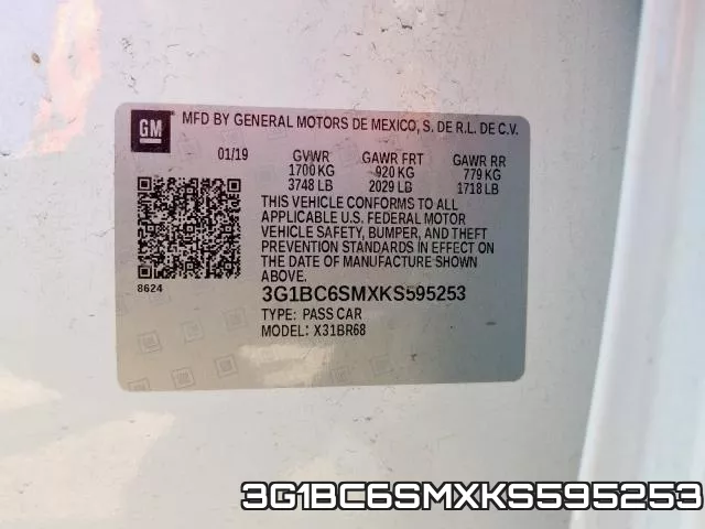 3G1BC6SMXKS595253 фото 2
