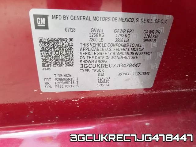 3GCUKREC7JG478447 фото 2