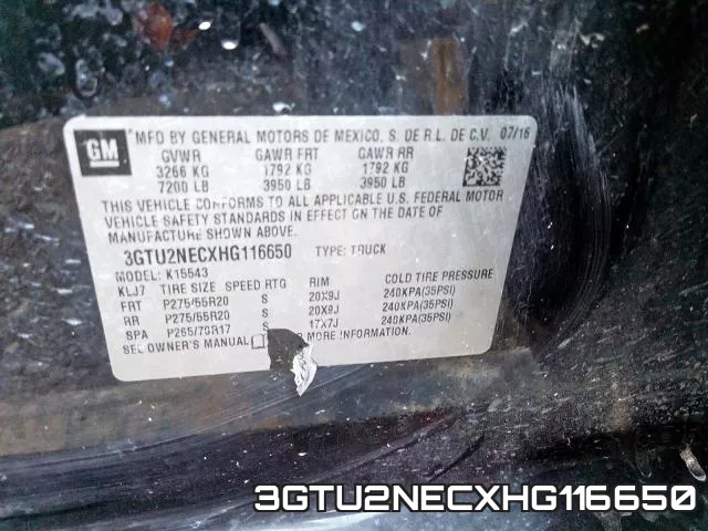 3GTU2NECXHG116650 фото 2