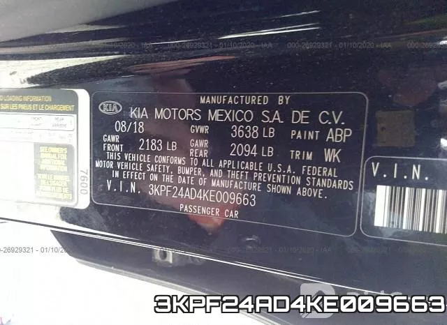 3KPF24AD4KE009663 фото 10