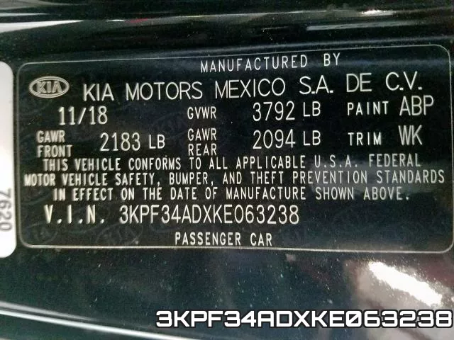 3KPF34ADXKE063238 фото 2