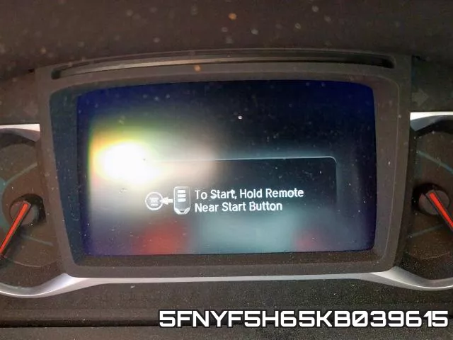 5FNYF5H65KB039615 фото 9