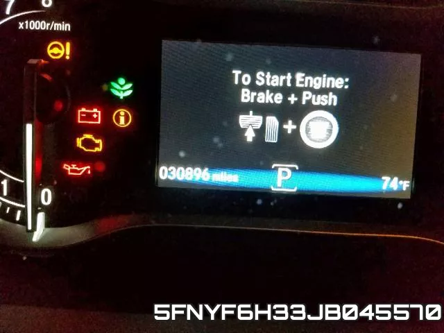 5FNYF6H33JB045570 фото 8