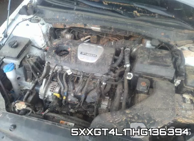 5XXGT4L17HG136394 фото 2