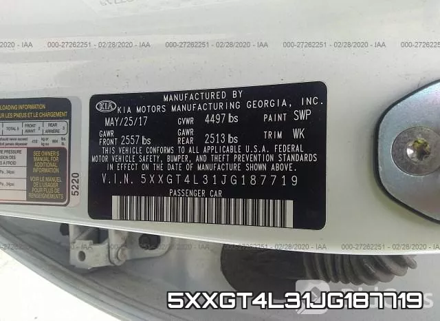 5XXGT4L31JG187719 фото 10