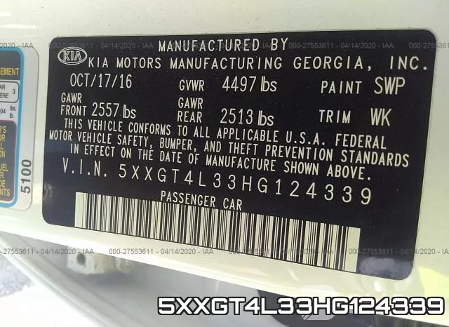 5XXGT4L33HG124339 фото 10