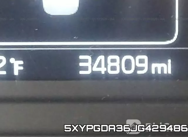 5XYPGDA36JG429486 фото 8