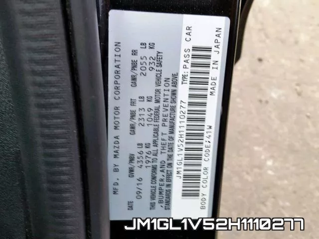 JM1GL1V52H1110277 фото 2