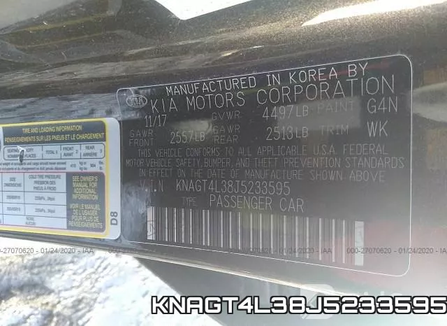 KNAGT4L38J5233595 фото 4