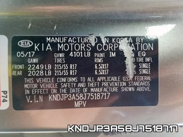 KNDJP3A58J7518717 фото 2