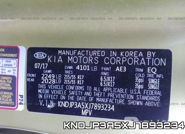 KNDJP3A5XJ7893234 фото 10