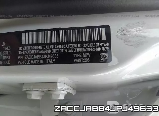 ZACCJABB4JPJ49633 фото 6