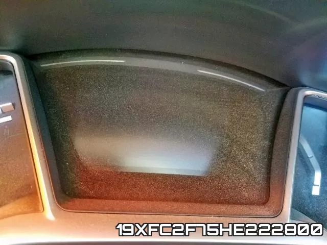19XFC2F75HE222800 фото 9