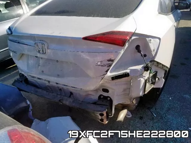 19XFC2F75HE222800 фото 10