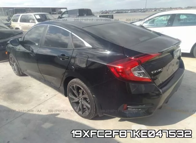 19XFC2F87KE047532 фото 4