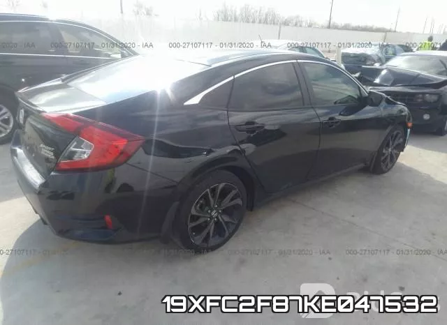 19XFC2F87KE047532 фото 5