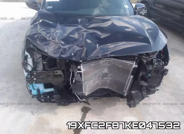 19XFC2F87KE047532 фото 7