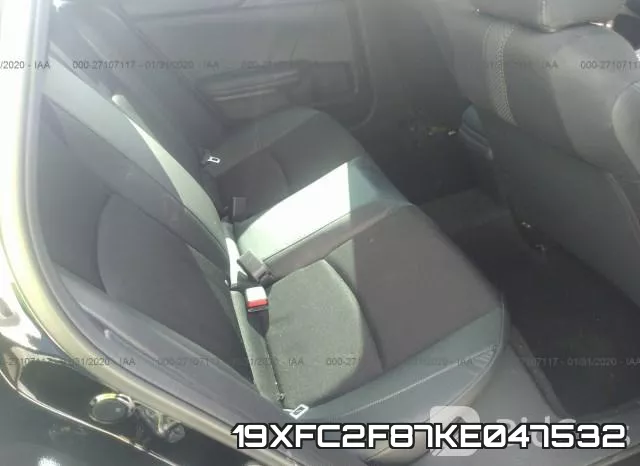19XFC2F87KE047532 фото 9