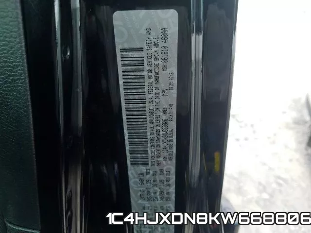 1C4HJXDN8KW668806 фото 2