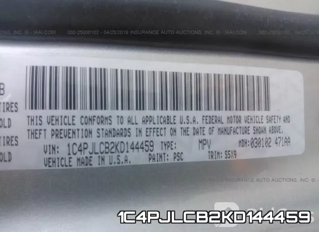 1C4PJLCB2KD144459 фото 10