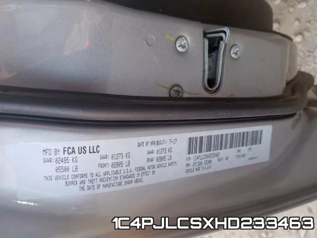 1C4PJLCSXHD233463 фото 2