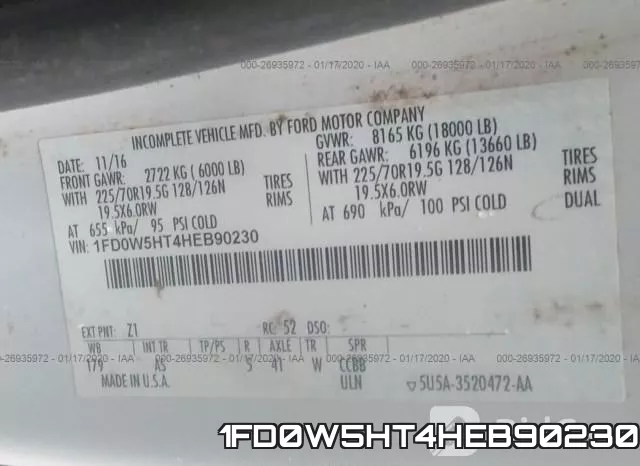 1FD0W5HT4HEB90230 фото 10